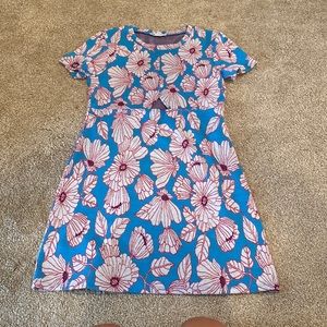 Zara short sleeve floral dress M
